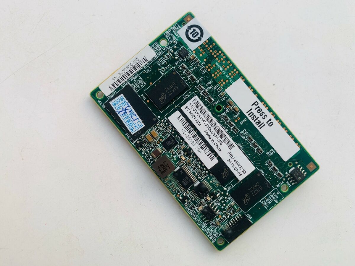 IBM ServeRAID M5200 M5210 9364-8I Series 1GB Flash/RAID 5 IBM ServeRAID M5200 M5210 9364-8I Series 1GB Flash/RAID 5