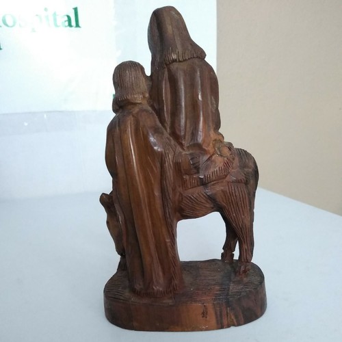 Holzschnitzerei Josef, Mutter Maria und Jesuskind - Bild 8 von 12