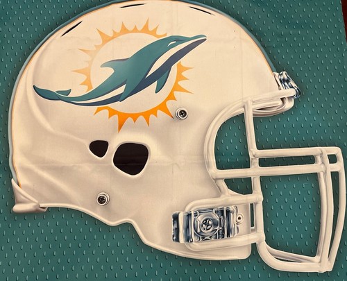 MIAMI DOLPHINS 2 SIDED HOUSE FLAG 28X40 VERTICAL BANNER HIGH QUALITY MADE IN USA - Picture 4 of 7