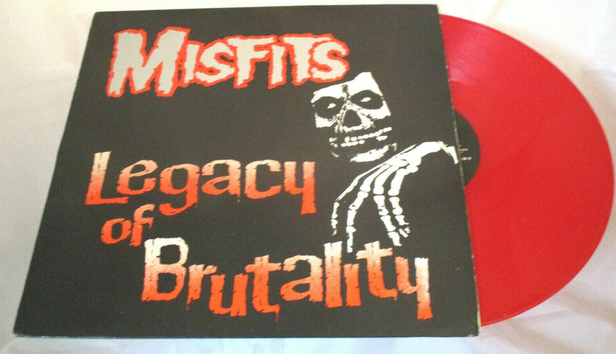 Misfits Legacy Of Brutality Red Translucent Vinyl Record LP Misfits Legacy Of Brutality Red Translucent Vinyl Record LP