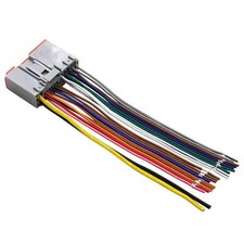 Stock Factory Radio Stereo Reverse Dash Male Wire Wiring Harness Plug Cable