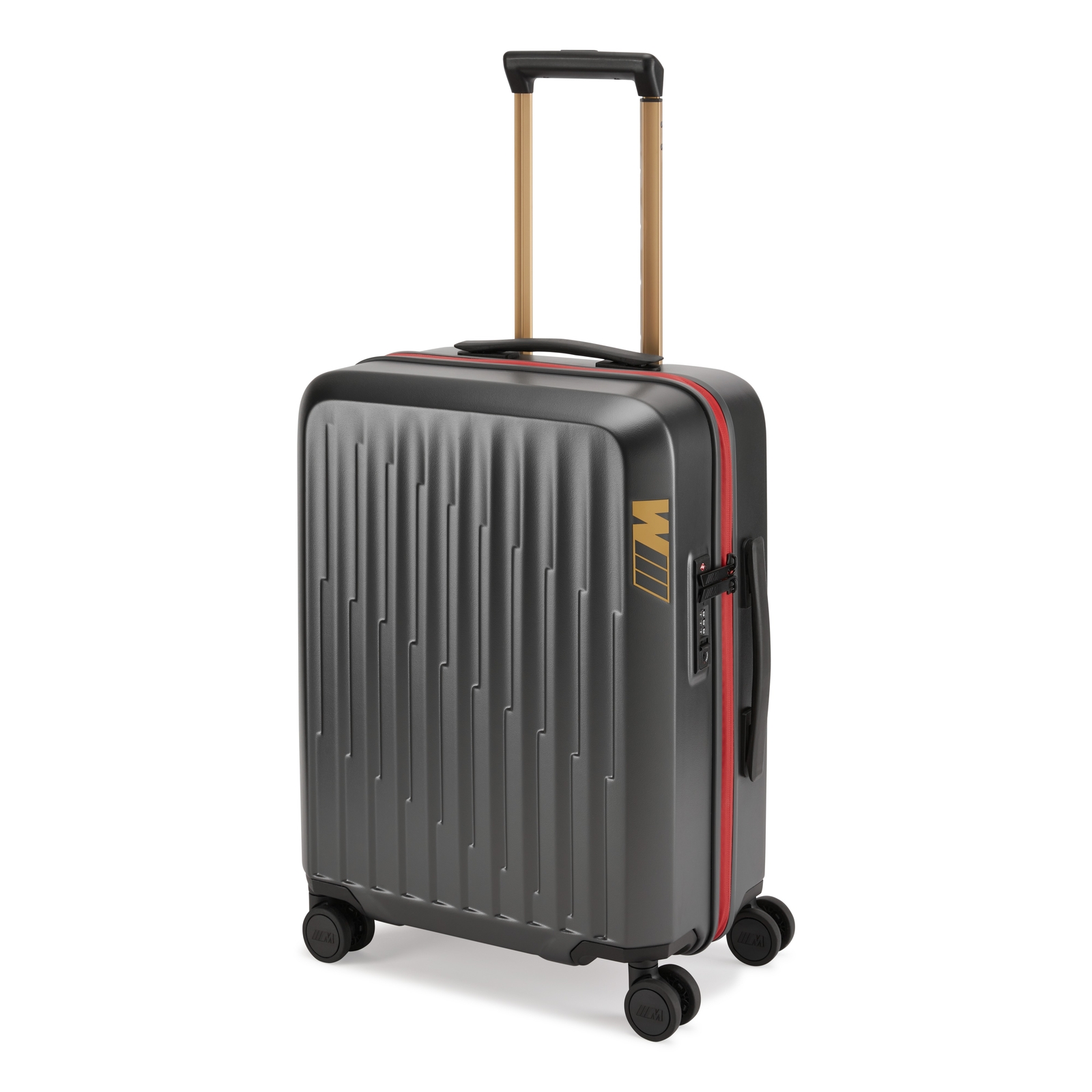 BMW Genuine M Boardcase Bag Dark Grey Wheeled Suitcase Cabin 
