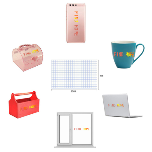 Transparent Tack Vinyl Transfer Application Paper Tape Roll for Signage Cr_ET