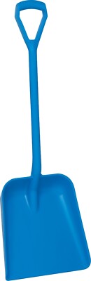 Vikan 56233 Schaufel, großer D-Griff, 1035 mm, blau 5 Stück