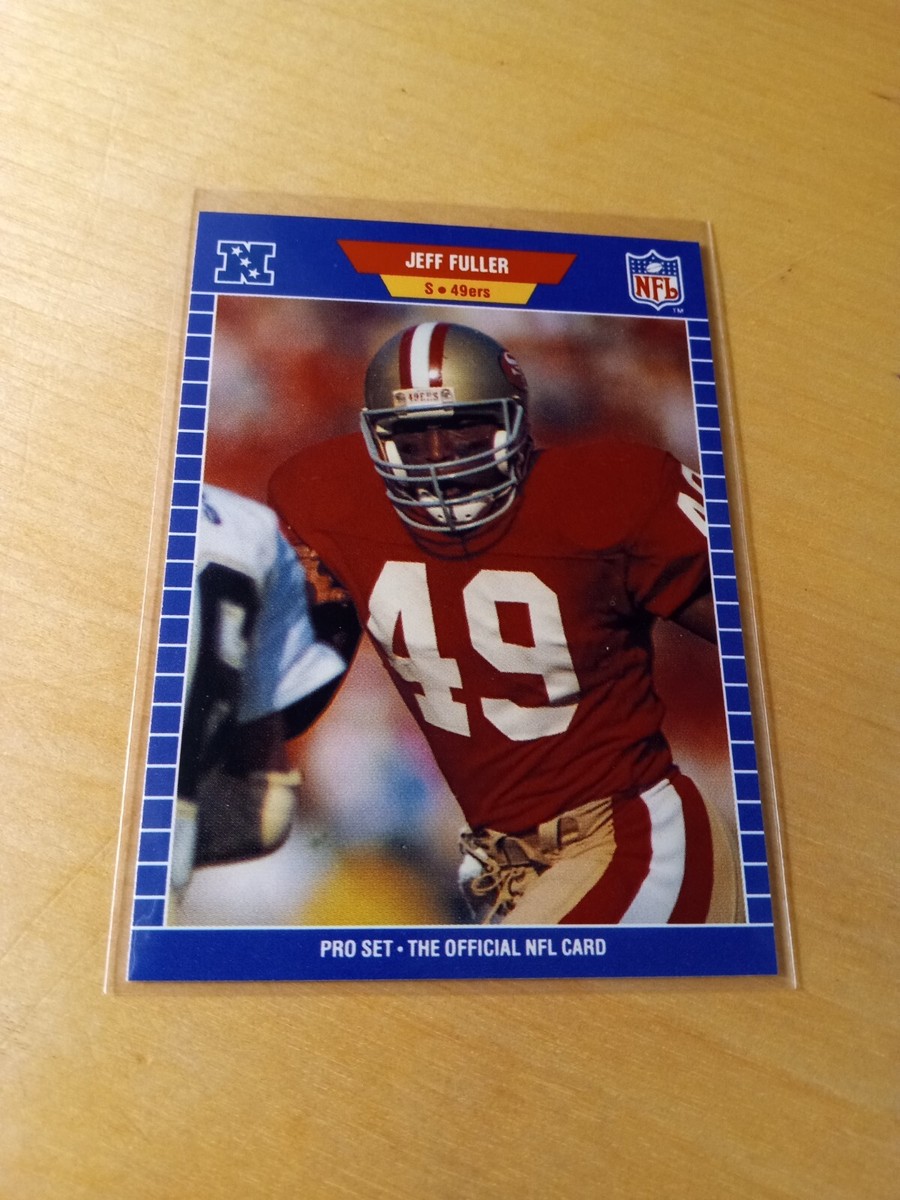 1989 Pro Set #376 JEFF FULLER San Francisco 49ers Football Card
