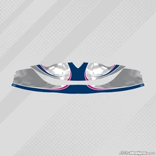 KOSMIC 2012 STYLE M6 NOSE CONE STICKER KIT - KARTING - JakeDesigns