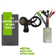 Regolatore modalità albero onda sinusoidale Ebike 17A e display LCD 24V 36V 48V V889 spina SM