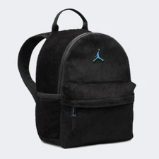 Nike Air Jordan Mini Black Corduroy Backpack Jumpman Small Bag Travel 2A0860 023