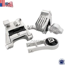 Complete Engine Motor &Transmission Mount Set 3PCS Fits Jeep Cherokee 2.4L 14-19