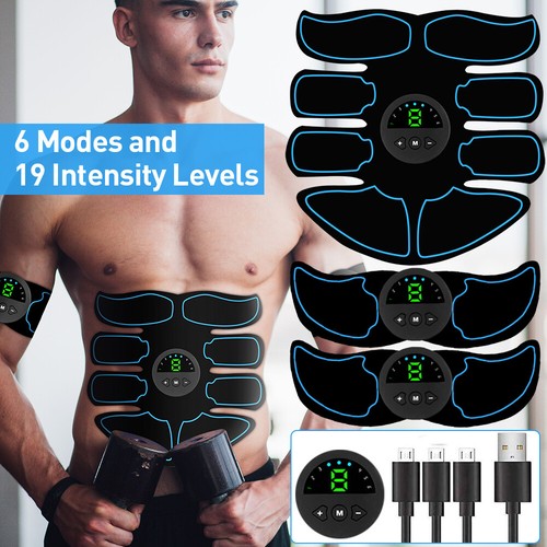 ABS Muscle Stimulator EMS Trainer Tens Unit Portable Stimulater Massager USA - Picture 15 of 29