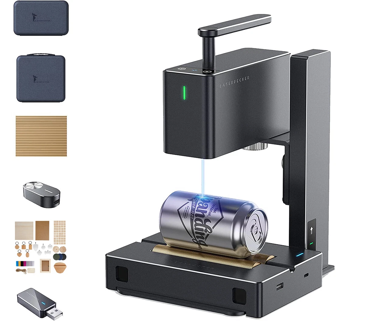 LaserPecker 2(Pro) Laser Engraver 60W Laser Engraving Machine Handheld+ Case