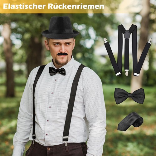 20er Jahre, Mafia Kostüm Herren, Peaky Blinders Kostüm, Gangster Kostüm Karneval - Bild 4 von 7