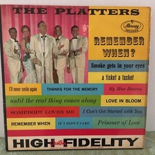 THE PLATTERS - REMEMBER WHEN 1959 - R B Hi-Fi Mono