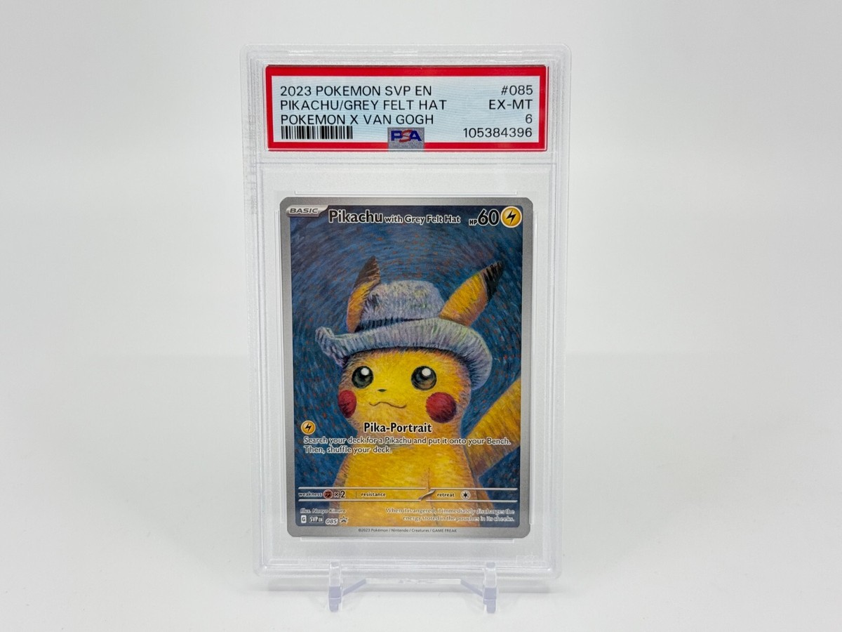 Pikachu with Grey Felt Hat 085 Sv: Scarlet & Violet Promo Pikachu with Grey Felt Hat 085 Sv: Scarlet & Violet Promo