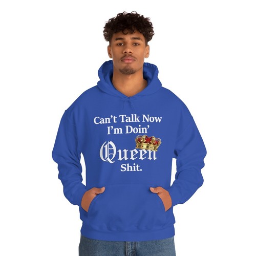 Sudadera con capucha Queen Crown Can't Talk Now I'm Doin Queen con capucha - Imagen 41 de 64