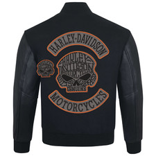 Harley Davidson Motorcycle Embroidered Skull ...
