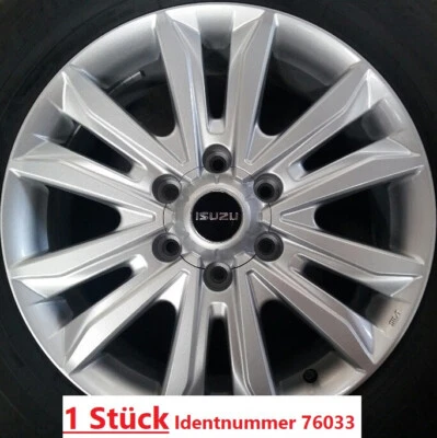 Llantas de aluminio Isuzu modelo 2019- 18" pulgadas originales IS30 1 unidad (1059) - Imagen 1 de 3
