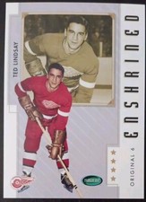 2003 - 2004 Parkhurst Ted Lindsay Original Six Enshrined #85 Hockey Card