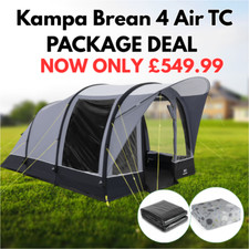 PACKAGE DEAL Brean 4 AIR TC inflatable 4 person tent INC SPS & CARPET 9120002015