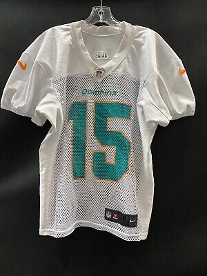 NIKE NFL ON-FIELD MIAMI DOLPHINS JERSEY BLANK White Medium Rare  1/1