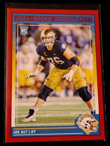 2024 Score - Rookies Joe Alt #307 (RC) Red Parallel