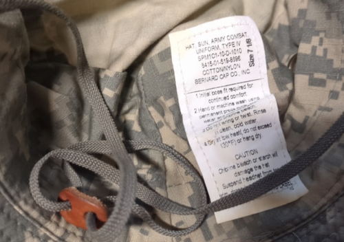 Lote Sombrero Militar Estadounidense Camuflaje UCP Bush/Sol/Boonie IV y OCP Patrulla/Gorra Utilitaria - 7-1/8 - Imagen 14 de 14