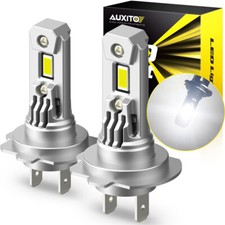 2x H7 LED Headlight Bulb Kits 6500K Super White Lights High or Low Beam Canbus