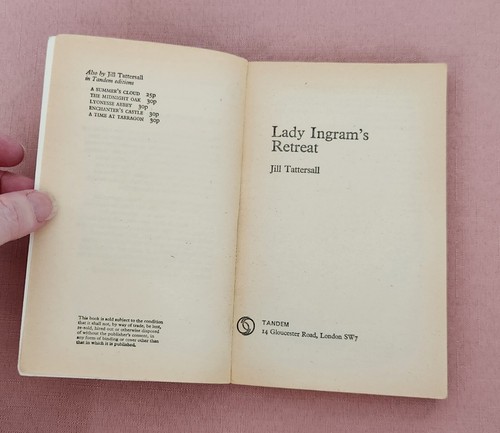 Lady Ingram's Retreat by Jill Tattersall, Paperback, 1974 - Picture 3 of 12