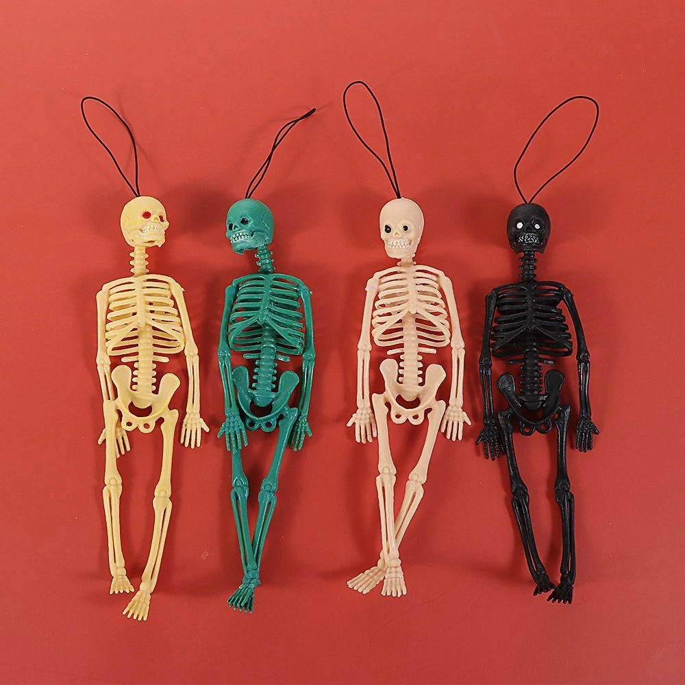 Plastic shop skeleton keychain