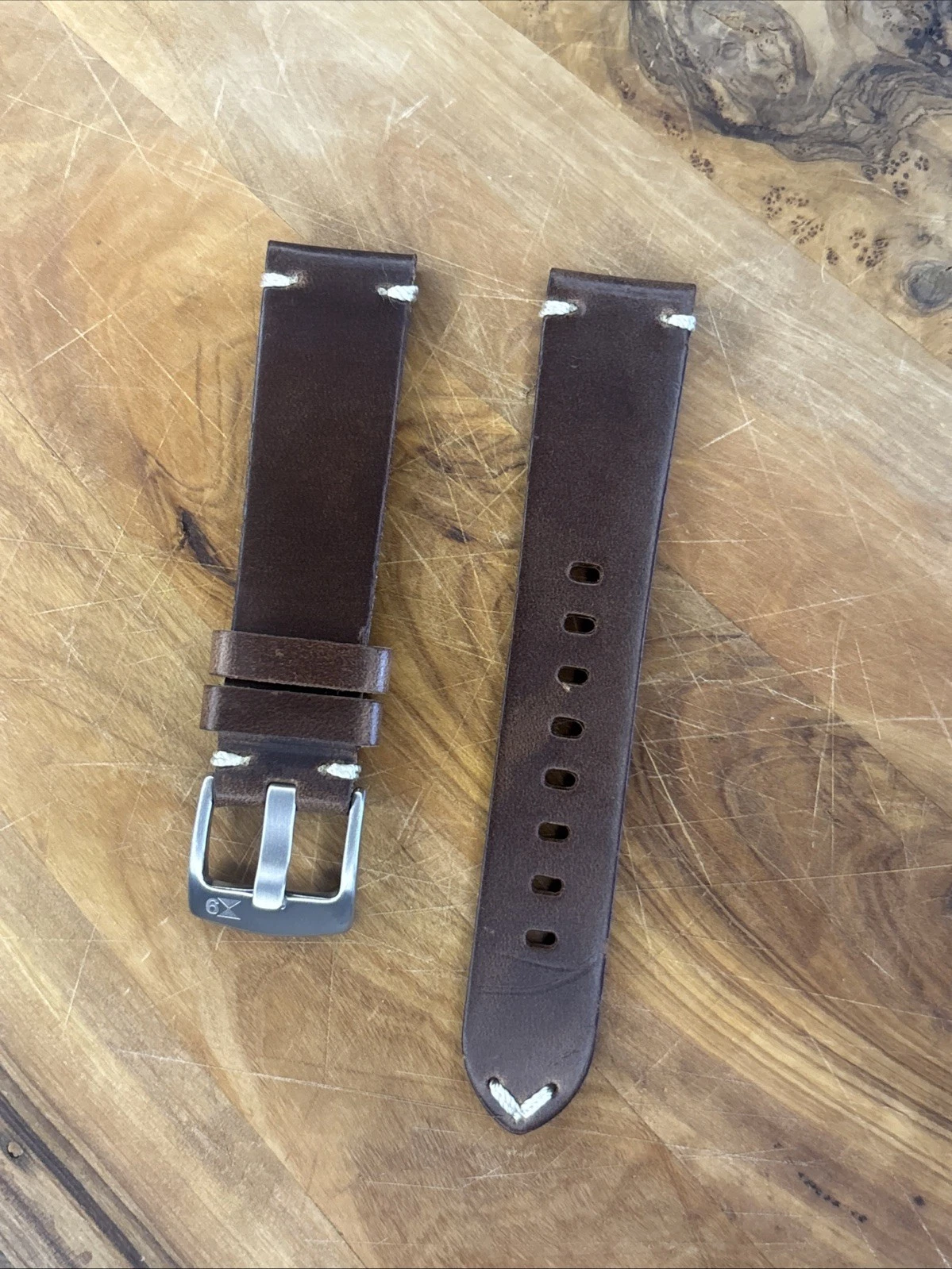 TC-9 horween leather watch strap 20 mm