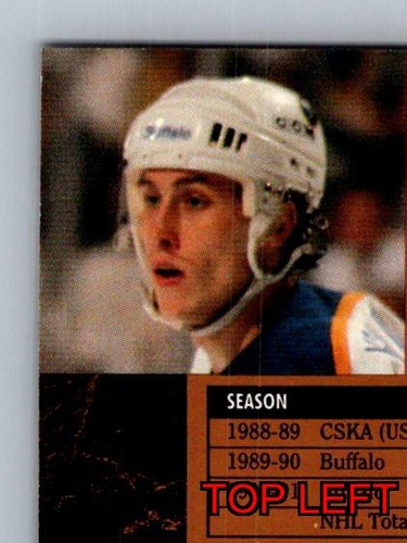 Alexander Mogilny Buffalo Sabres Parkhurst 1991 Karte 12 Hockey Star - Bild 8 von 12