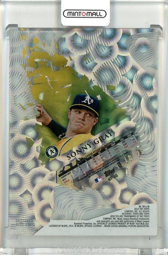 2014 Topps High Tek Sonny Grigio Nuvole Diffrattore Auto /25 - Foto 2 di 2