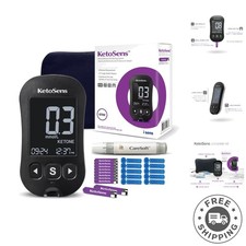 Best-In-Class Blood Ketone Monitor with Fast LCD Display Ejector Functionality