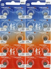 Renata 315 20 FRESH BATTERIES NEW PACKING SR716SW SR716 0 MERCURY