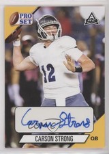 2021 Leaf Pro Set College Auto Gold Carson Strong #PS-CS1 Auto 0w8