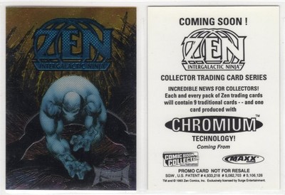 Promo- Zen Intergalactic Ninja Chromium Blue Card #NNO Comic Book Collector