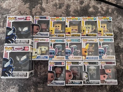 16 Funko Pops SpongeBob Schwammkopf Squarepants Pokémon Cyberpunk
