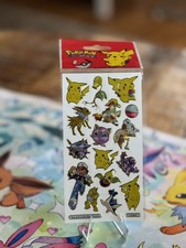 2000 Vintage Pokemon Sticker Sheet - Pikachu, Jolteon, Cubone  Lapras