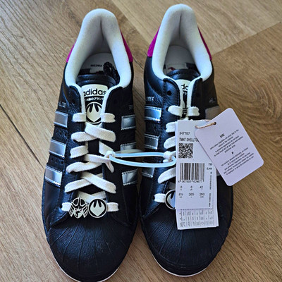 adidas Superstar Limited Edition TMNT Sneaker Schwarz Silber Gr. 42 IH7767
