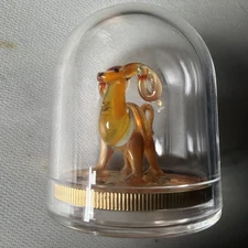 Murano Glass Maple Leaf 2022 1 oz Pure Silver Coin Canadian Mint- Big Horn Sheep