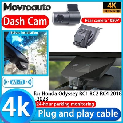 Plug and Play 4K UHD DVR Dash Cam Camera for Honda Odyssey RC1 RC2 RC4 2018-2023