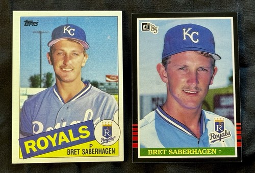 Bret Saberhagen #222 1985 Donruss card