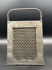 Galvanized Steel Wall Box w/ Towel Bar Rustic Farmhouse Bathroom Storage