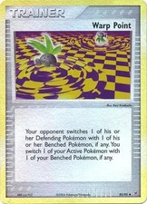 Warp Point - 85/95 - Pokemon Ex Team Magma vs. Aqua Reverse Holo LP