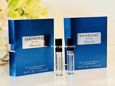 2 MANKIND RISE by Kenneth Cole EDT Sample vial 1.5 ml Each NEW & FRESH