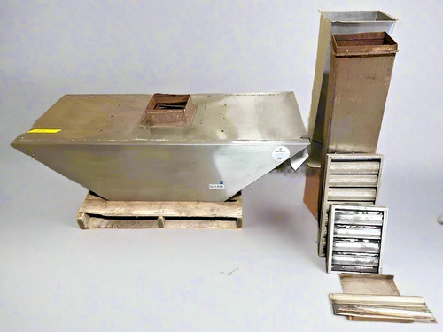 "DUO AIRE" NSF STAINLESS STEEL PIZZA OVEN HOOD FOR CTX DZ3311 ELECTRIC OVEN