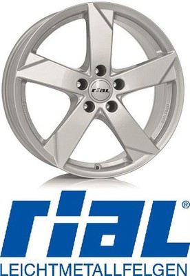 4x Rial Kodiak 6,5X16 5/114,30 ET40 Polar-Silber Alufelgen