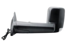 Driver Left Side Door Towing Mirror Power and Heated Black Driver LH Side