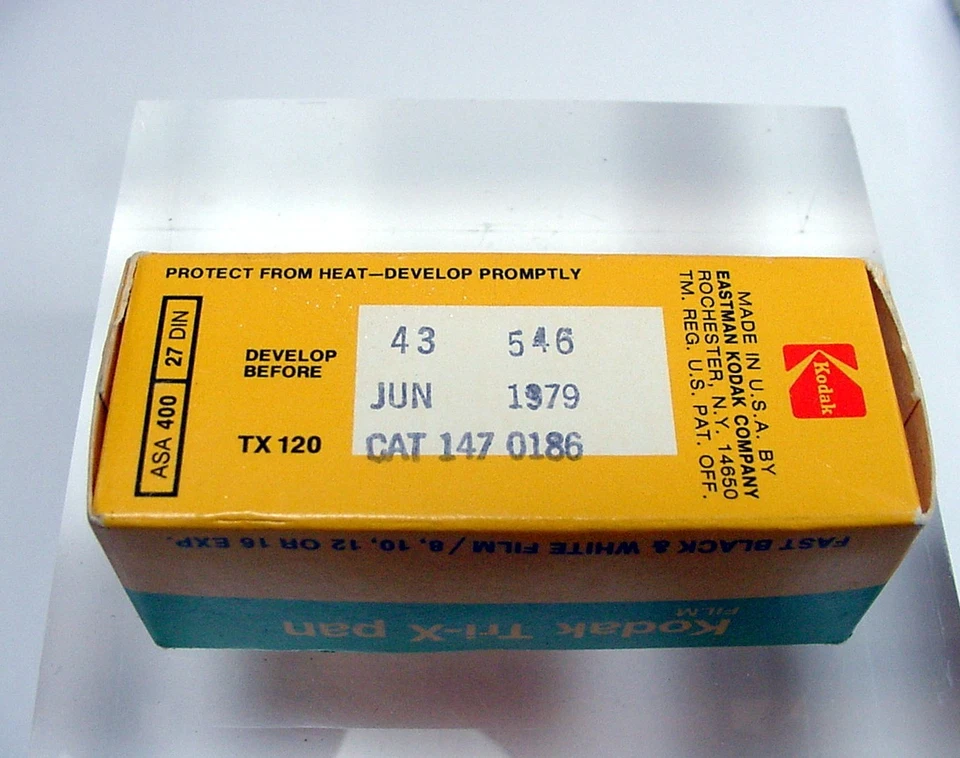 Kodak Tri-X Pan | TX120 | ASA 400 | 1979 | Sealed | $12.95 | #64 | - Image 3 of 3