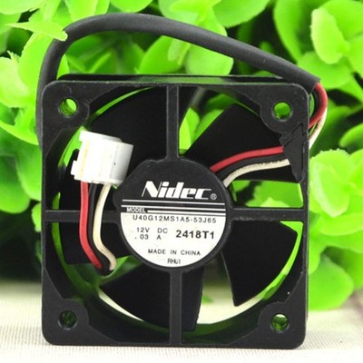 U40G12MS1A5-53J65 DC 12V 0.03A 4CM 40*40*20MM 3 Wire Cooling Fan #iw